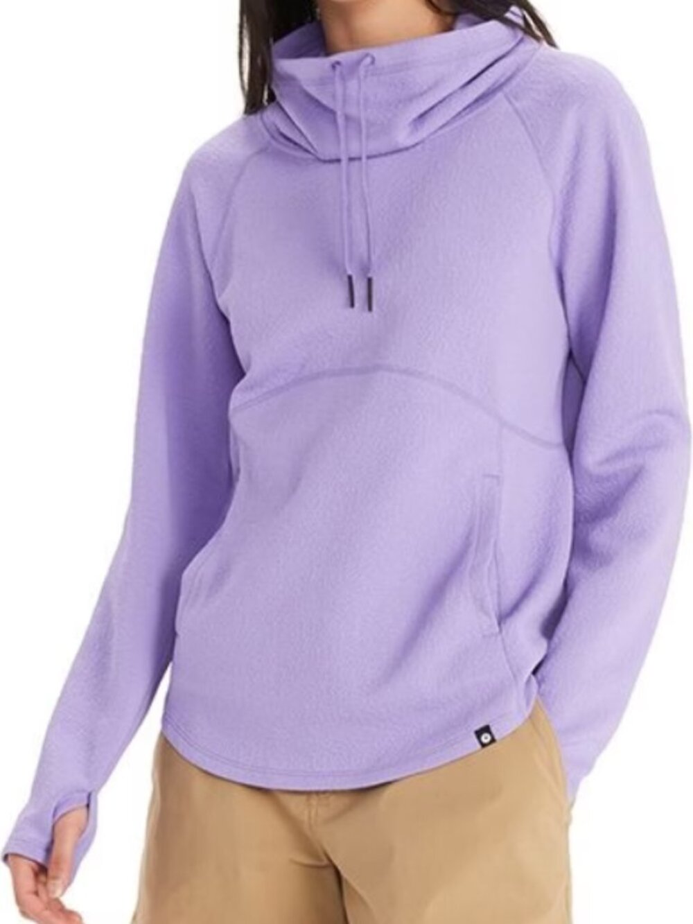 Marmot Annie LS Pullover Cowl Next Sweatshirt in Purple - Size Extra Large